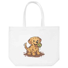 'Muddy Labrador Puppy' Tote
