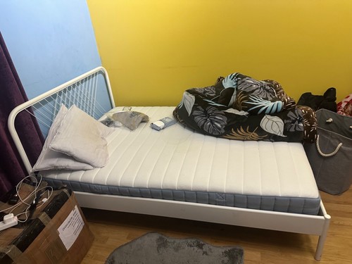 Double bed frame - bed, mattress