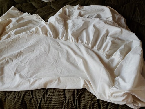 Pair double cream valance - double,