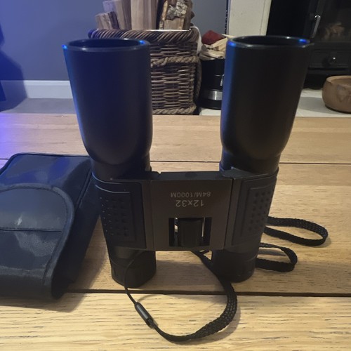 12x32 compact binoculars black - 12x32,