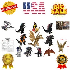 Set of 10 Godzilla Toys