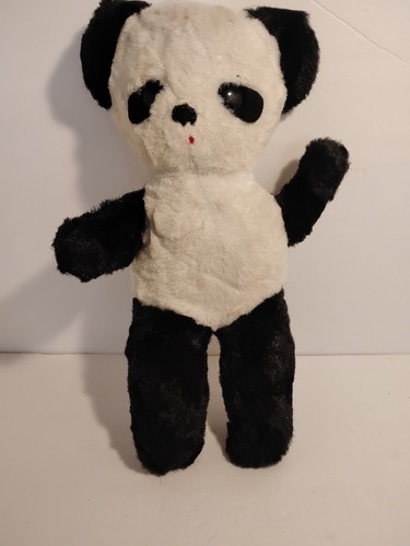 Vintage 1950s teddy bear - vintage, panda