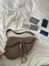 Dior Saddle Bag Medium Taupe