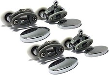 Smooth Set of 4 New Oval Metal