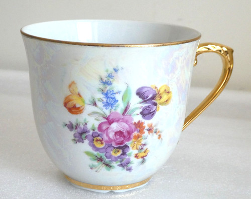 Vintage lusterware floral - ,
