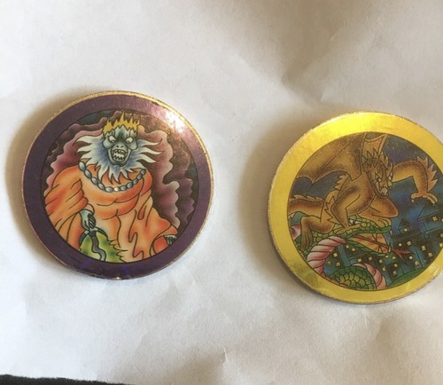 Vintage collectable metal pog - metal,