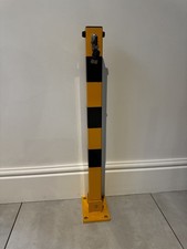 X 3 TOPWAY Car Parking Space Lock Bollard Yellow & Black Upper Lock, 3 Keys each