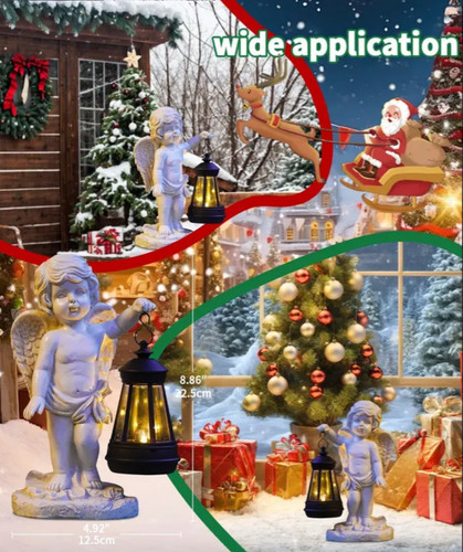 Solar garden statues outdoor - solar,
