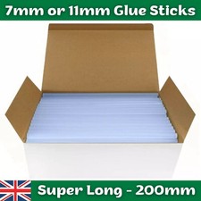 HOT MELT GLUE GUN STICKS 7mm / 11mm x 200mm LONG FOR CRAFT ADHESIVE CLEAR MINI