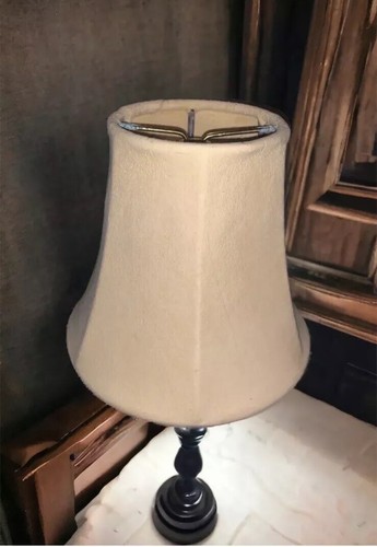 Leather bell shape lamp shade - bell,