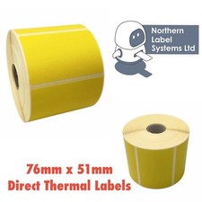76mm x 51mm Yellow Direct