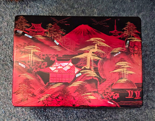 Vintage japanese lacquered - vintage,