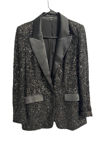Express black sequin bling - express,