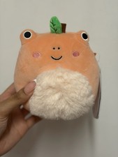 Squishmallow peach Frog Fatima
