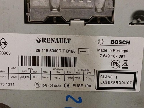 281155040r audio system - 281155040r, cd