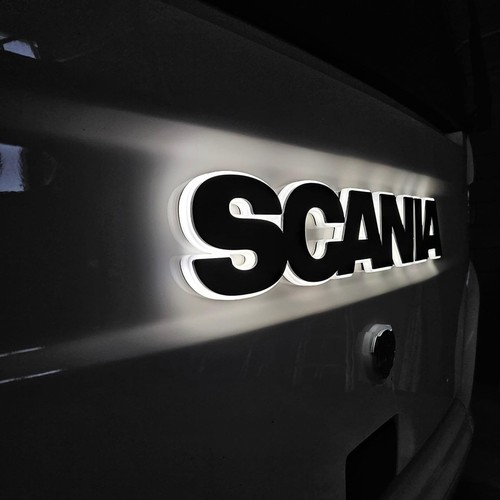 Backlit grille badge system - grille,