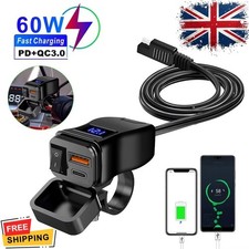 MOTORCYCLE DUAL USB CHARGER PD