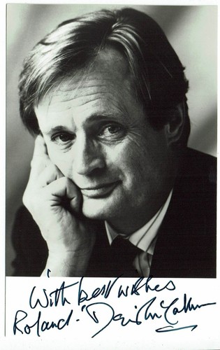 David mccallum hand signed - david,