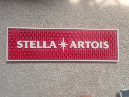 Stella artois red rubber bar - stella,