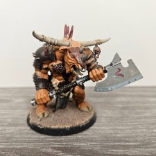 Warhammer Beasts of Chaos Minotaur Painted Double Handed Axe Games Workshop AOS