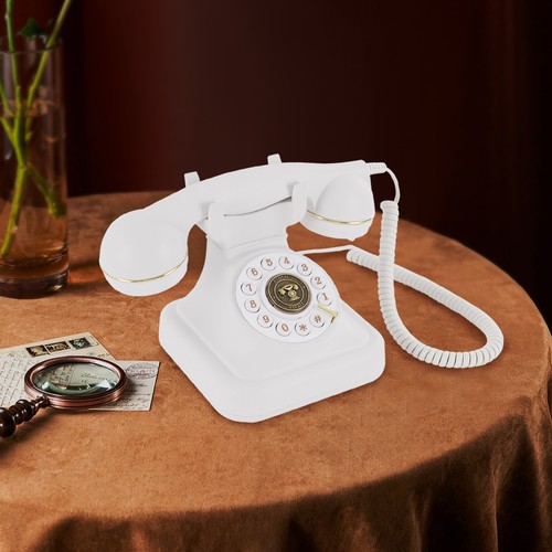 Vintage white rotary - vintage,