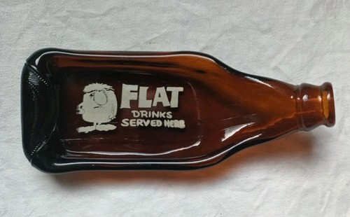 Brown beer bottle flat drinks - brown,
