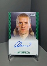 Topps Star Wars Auto Chrome Perspectives 2015 Cin Drallig On Card Nick Gillard