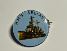 Vintage HMS Belfast Badge /