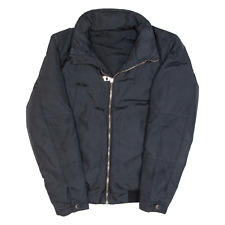 VERSACE Mens Jacket Black Wool Hooded M