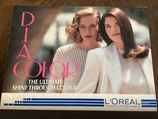 L'OREAL DIACOLOR SAMPLE CHART HAIRDRESSER 41x30cm