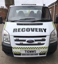 Recovery truck reg- T10WWS - (TOWS) suit-recovery,breakdown,tow car,motor home 