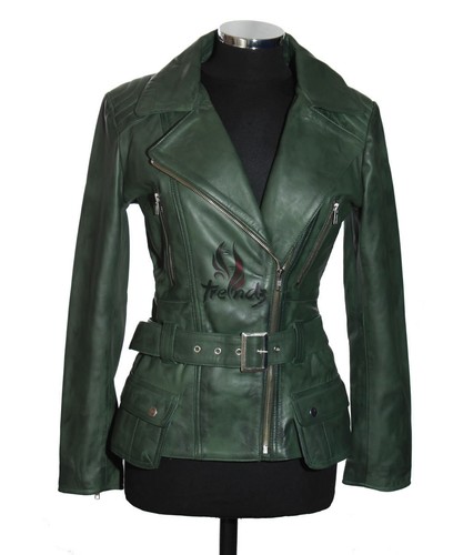 Diaz ladies jacket green wax - diaz,