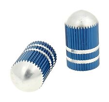 Valve Caps Set Bullet blue for