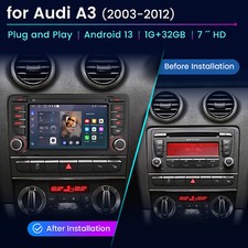 Car Stereo For Audi A3 S3 RS3 8PA 8P1 Android 13 Carplay GPS Navi WiFi Head Unit