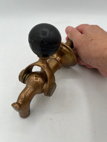 Antique brass beer - brass, tap
