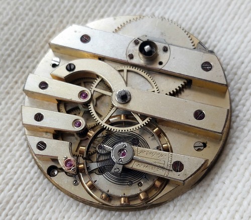 Pocket chronometer movement