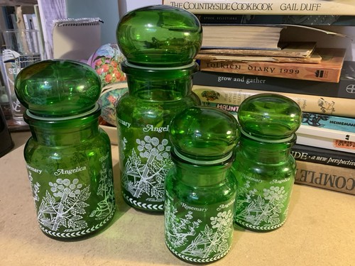 Set vintage green belgian - set,