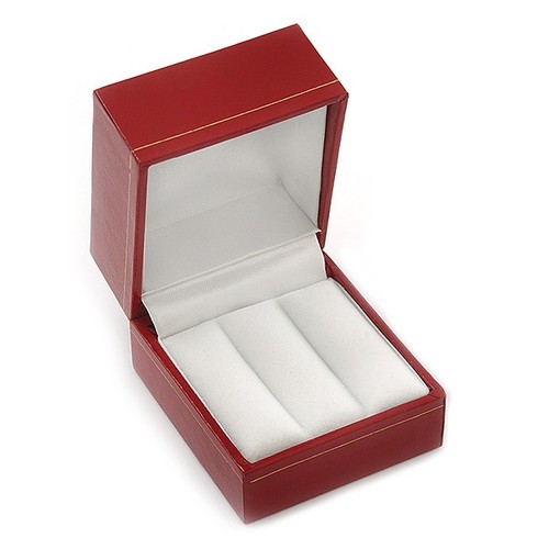 Burgundy red leatherette two - burgundy,