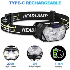 Head Torch Rechargeable LED