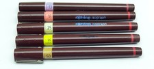 Set of Rotring Isograph technical drawing pens