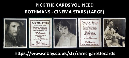 Rothmans cinema stars - rothmans,