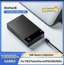 NEW GENUINE KINHANK 12TB LATEST AUGUST HYPERSPIN HARDDRIVE ARCADE 102K