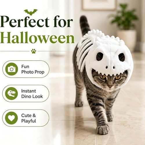 Dinosaur skeleton cat - skeleton,