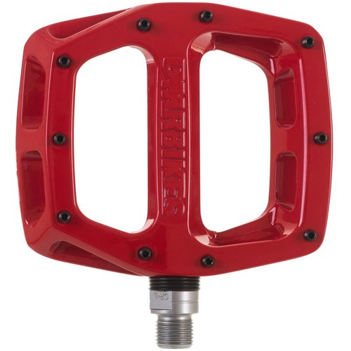 Dmr v12 flat pedal - flat, red