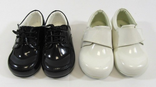 Boys black shoes formal laces - shoes,