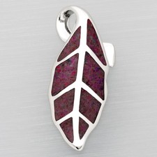 Nature Leaf Black Fire Opal