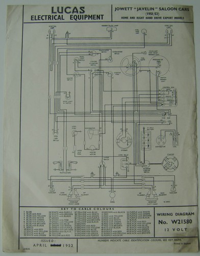 Original lucas wiring diagram - wiring,