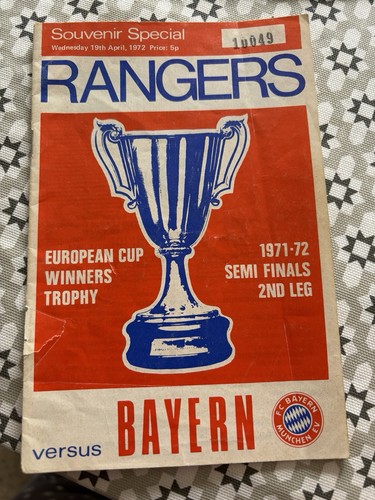 Rangers bayern munich cup - rangers,