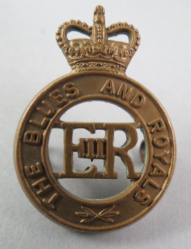 Military brass badge the blues - badge,