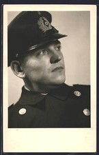 Photo AK Kriegsmarine Officer
